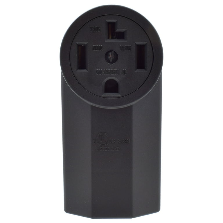 30 Amp 125/250V, NEMA 14-30R Surface Mount Power outlet, Straight