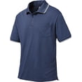 thumbnail image 2 of Tyhengta Mens Athletic Golf Polo Shirts - Short Sleeve Workout Polos Quick Dry T-Shirt Navy Blue L, 2 of 7