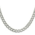 thumbnail image 4 of Sterling Silver Curb Chain Necklace 20", 4 of 5