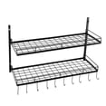 thumbnail image 2 of Pot and Pan Rack Organizer Hanger Storage Wall Holder Kitchen Cookware Hanging, 2 of 15