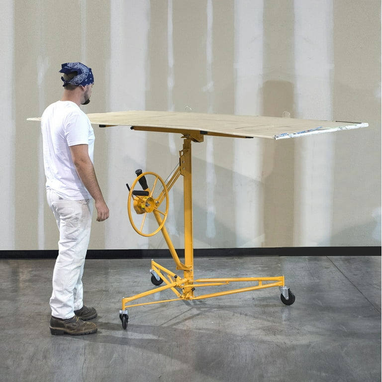 Troy professional deals drywall panel lift