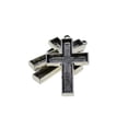 thumbnail image 4 of 20 piezas Chic Cruz Collar Colgante BLESIY Ajuste Cabochon Base Bandeja Bisel Ajuste en Resina Cabujs Fornituras para Joyas Plateado, 4 of 8