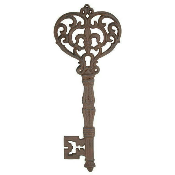 Hugh Over sized Cast Iron Skeleton Key Wall Decor