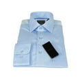 thumbnail image 4 of Men's Shirt Christopher Lena PROPER 100% Cotton Wrinkle Free P720SP0R Blue, 4 of 5