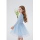thumbnail image 2 of Vestido para niña pequeña Disney Frozen Elsa Floral Blue 2T, 2 of 8