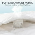 thumbnail image 7 of Down Feather Comforter Queen Size - All Season Hotel Duvet Insert, Luxurious Hotel Medium Warmth Bedding Comforter (90”x90”), 7 of 7