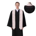 thumbnail image 4 of Haiem Baseballs Pattern Graduation Stole 2024 | Premium Satin Sash for Graduation Ceremony, 4 of 7