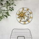 thumbnail image 1 of Adornos de pared de metal con forma de sol y luna, siluetas de hierro, artesanías, arte intrincado en metal, 1 of 5