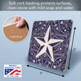 thumbnail image 2 of Thirstystone "Star Bandana" 8" Cork Back Stone Trivet, 2 of 6
