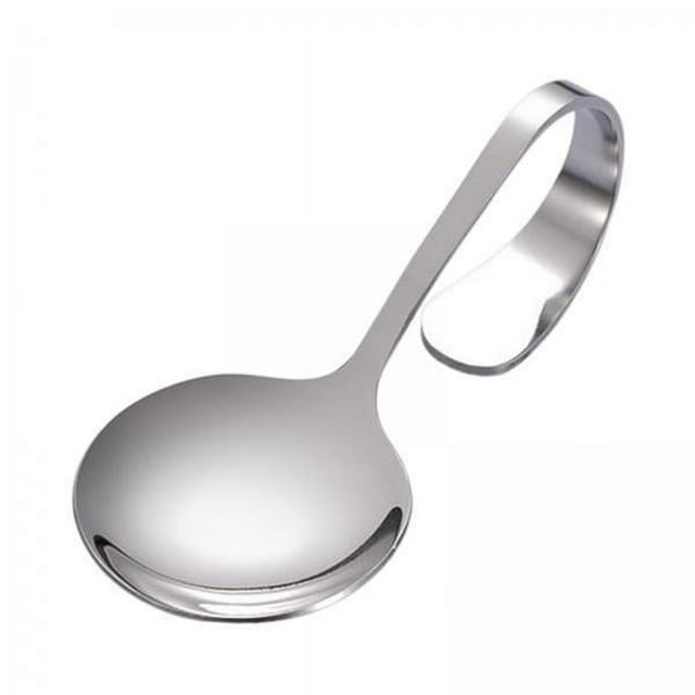 5x Cucharas para Servir Cuchara de Acero Inoxidable Cucharas para Sopa Mesa Pulida Servicio de Cocina Vajilla Aperitivo Cuchara Cuchara de Alimentació 5 piezas