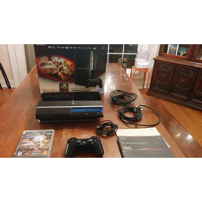 Sony PlayStation 3 - Game console - 80 GB HDD - black - Walmart.com