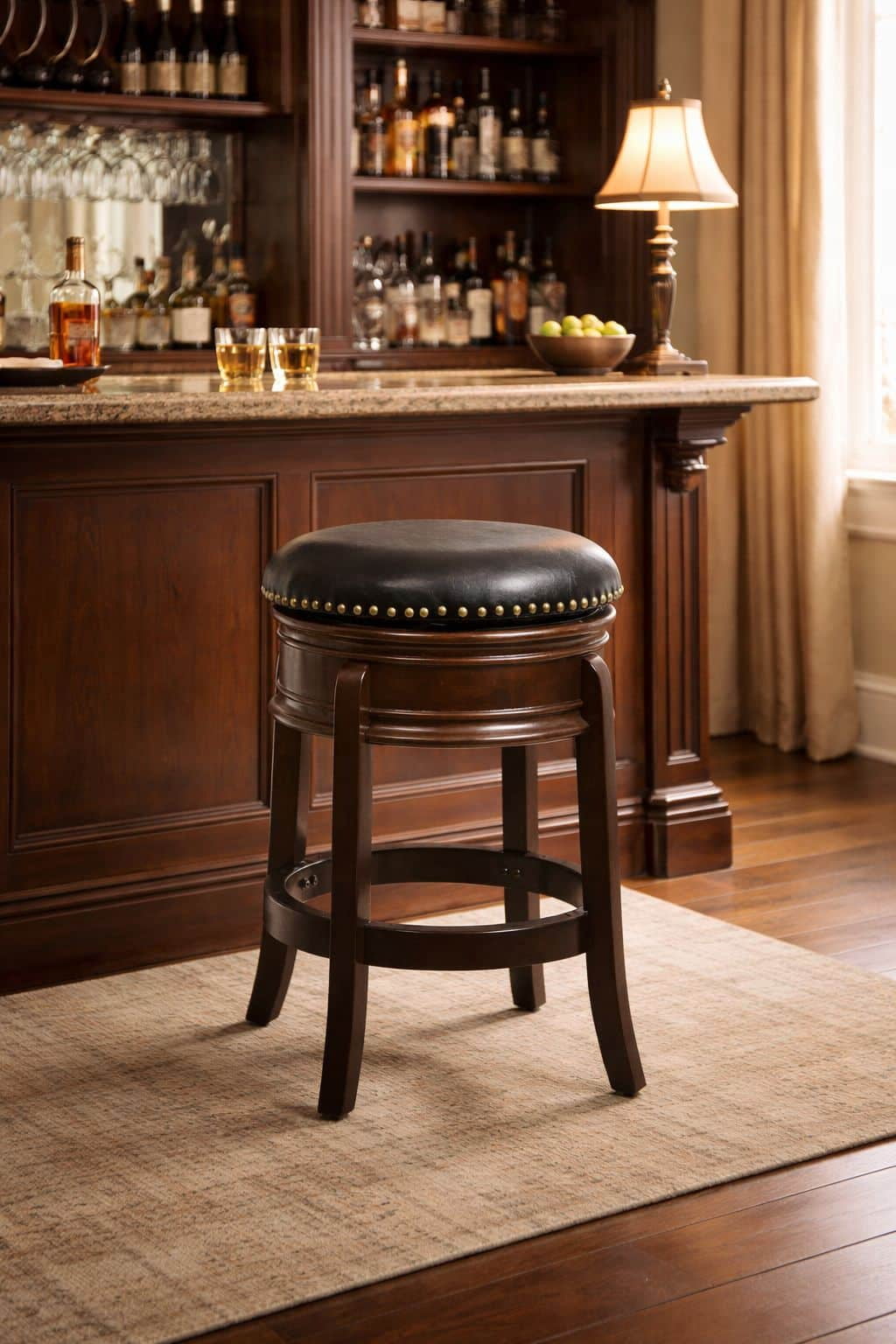 Hamilton Swivel Counter Stool - Cappuccino