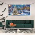 thumbnail image 2 of Pofeuu Christmas Tree Print Colorful Yard Festival Banner Sign Party Outdoor & Indoor Party Decoration Banne Festival Yard Sign-Small, 2 of 8