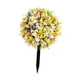 thumbnail image 2 of Estaca de jardín de flores artificiales Flor realista con estaca Multiusos Elegante Amarillo púrpura, 2 of 9