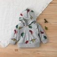 thumbnail image 3 of XBASW Newborn Baby Boys Dinosaur Sweatsuit Outfit Spring Fall Long Sleeve Hoodie Sweatshirt Sweatpants Printing Set 3M-3Y, 3 of 9
