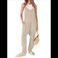 thumbnail image 2 of Casuales de Verano para Mujer, Sin Mangas, con Tirantes Finos, Modernos para Vacaciones en la Playa. Albaricoque L, 2 of 8
