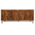 thumbnail image 6 of Goldbust Solid Wood 4 Door Sideboard in Brown, 6 of 7