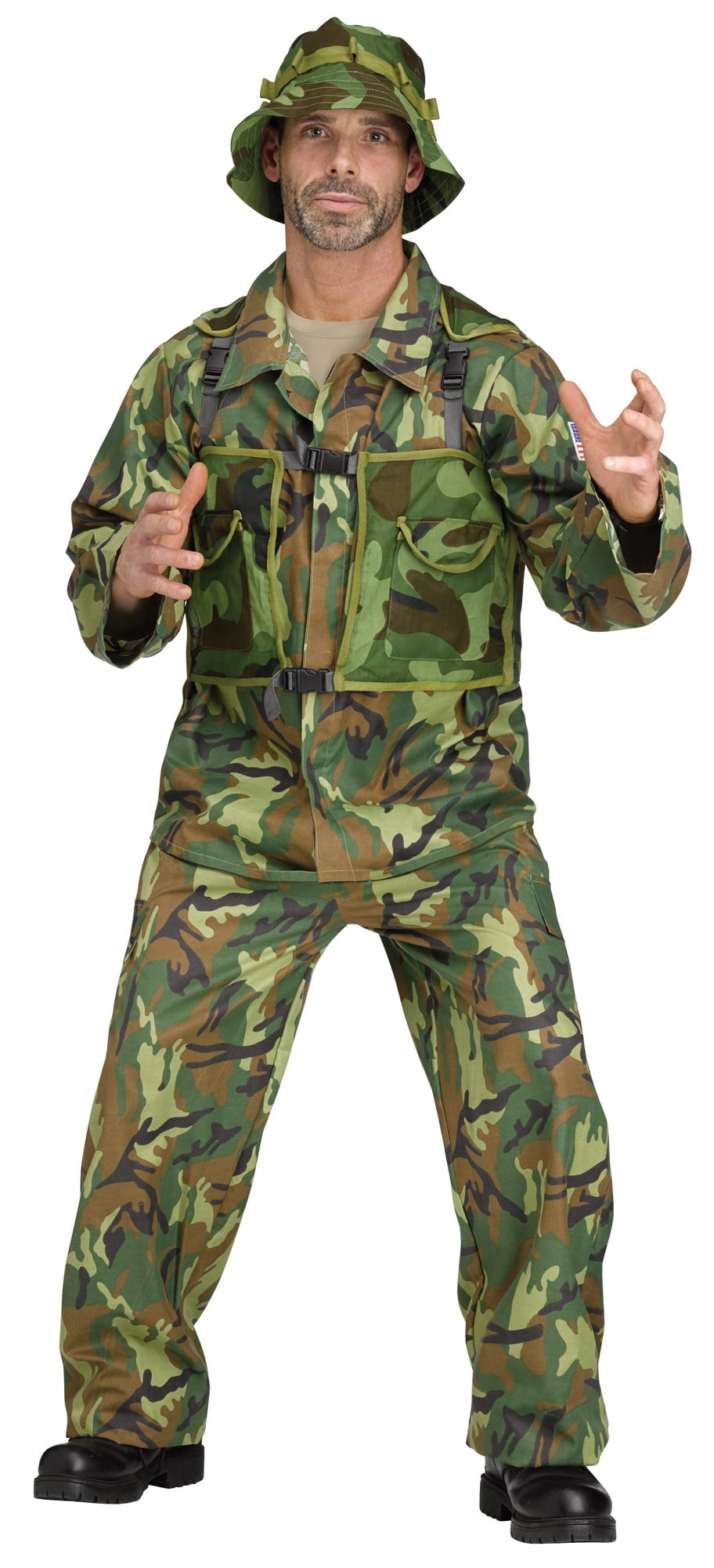 army camouflage jumpsuit