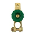 thumbnail image 3 of 1PC Heavy Duty Battery Disconnect Isolator Cut Off Switch 12V 24V Green Zinc Alloy Copper Plated And Plastic Knob Car Accessory, 3 of 11