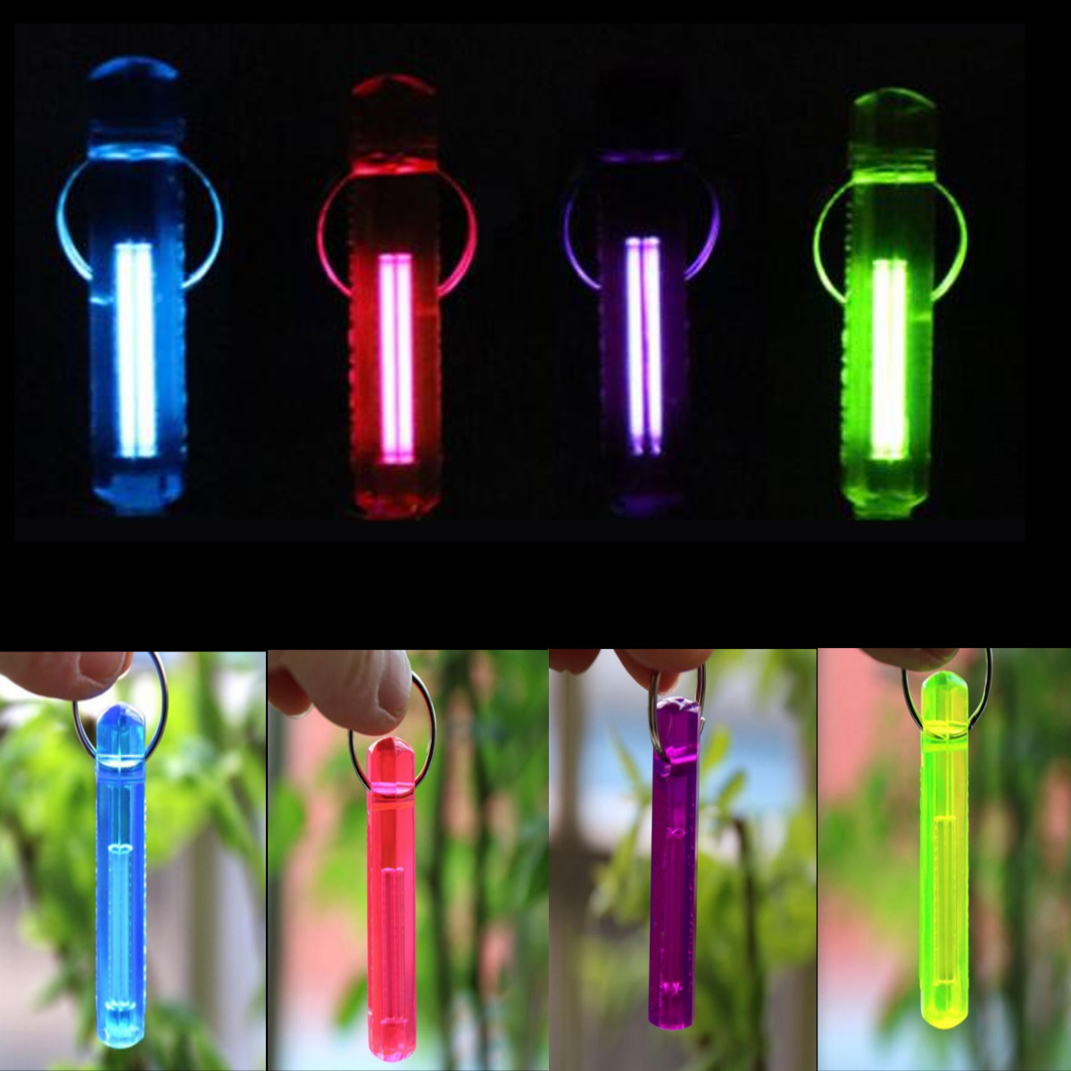 KUDOSALE True Utility Telescoping Key Ring Titanium Keychain Self