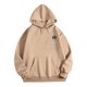thumbnail image 2 of MHFRRA Sudadera con Capucha para Hombre, con Estampado de Letras Gráficas, Sudadera de Gran Tamaño, Hombros Caídos, Manga Larga, Jersey Caqui, 2 of 7