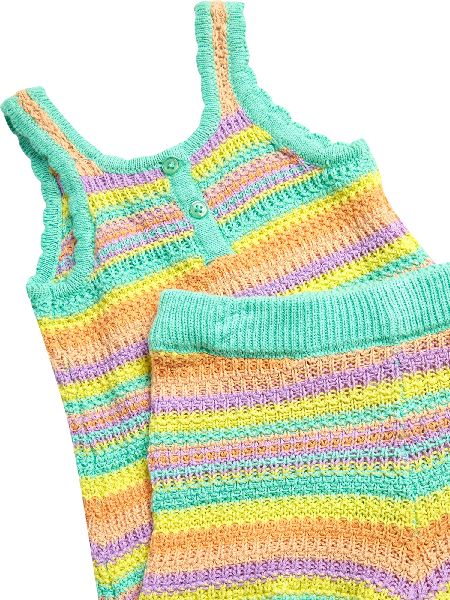 Jessica Simpson Toddler Girls' Crochet Shorts Set, Sizes 12-24M
