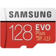 thumbnail image 1 of MB-MC128GA/EU Carte mmoire MicroSD Evo Plus 128G avec adaptateur SD - Rouge/Blanc, 1 of 5
