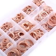 thumbnail image 2 of Copper Washer,  Electrical Conductivity Washer, Plain Washers 12 Sizes For Home Repair, 2 of 8