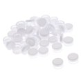 thumbnail image 2 of serony 50pcs Empty Round Makeup Jar Pot Travel Cream Powder Cosmetic Container Case White, 2 of 9