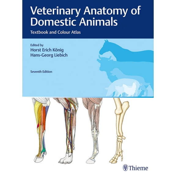 Veterinary Anatomy of Domestic Animals: Textbook and Colour Atlas, (Hardcover)