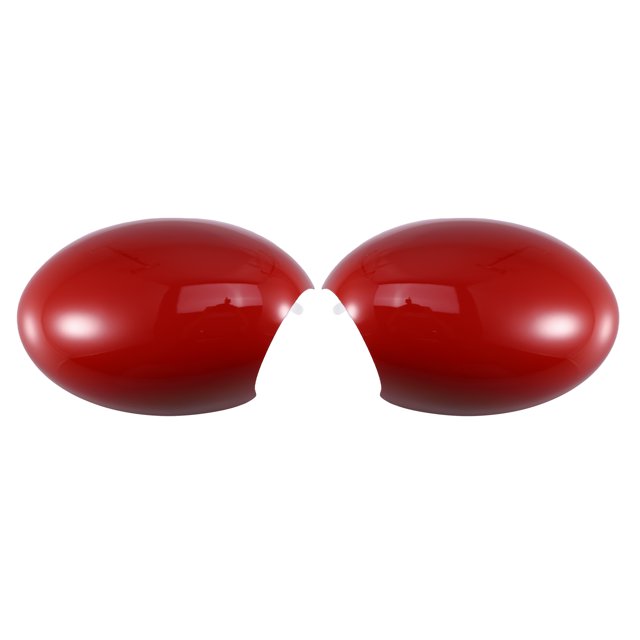 Cubiertas de espejo retrovisor lateral para Mini Cooper R50 Hatchback rojo Unique Bargains