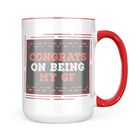 

Christmas Cookie Tin Congrats On Being My GF Valentine s Day Cupid s Arrows Mug gift for Coffee Tea lovers