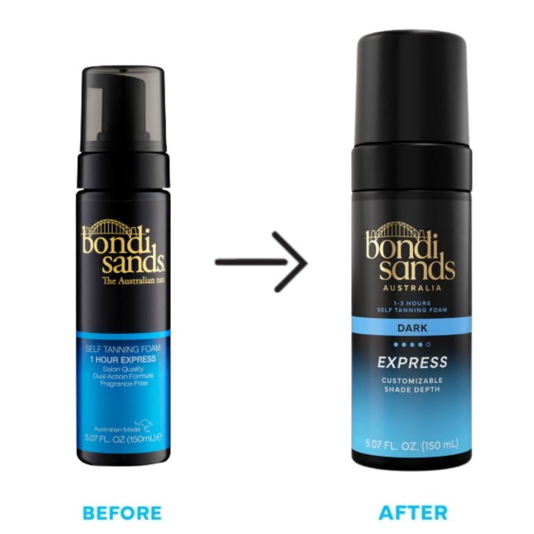 Bondi Sands Sunless Self Tanner Foam 1 Hour Express, 5.07 fl oz