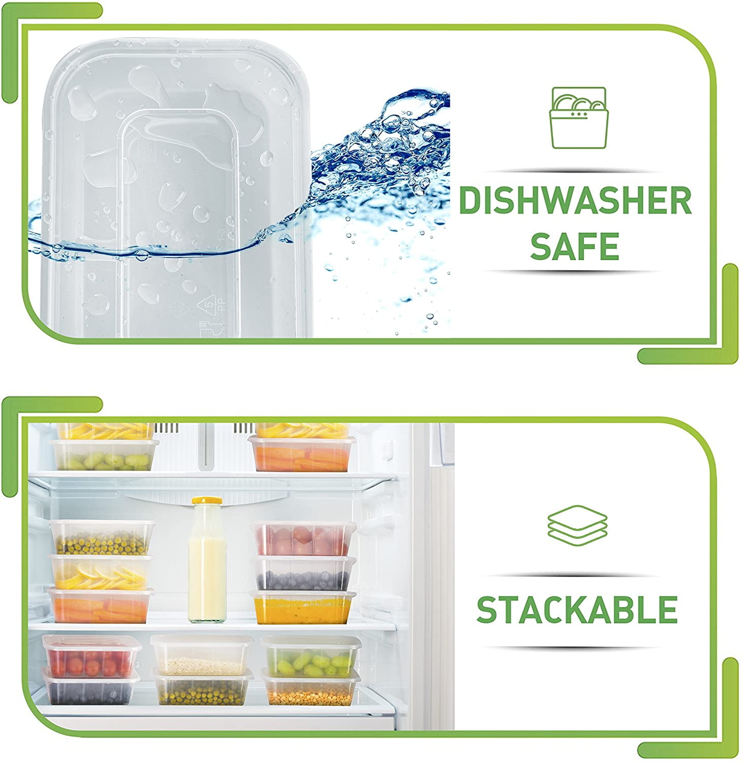 Round Meal Prep Plastic Containers - 12 Pack – PrepNaturals