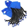 thumbnail image 3 of Extension de Queue de Cheval 8.3x5.5x1in Bleue pour Enfants Extensions de Cheveux Tressées pour Filles, 3 of 9