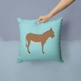 thumbnail image 2 of Carolines Treasures BB8023PW1414 Cotentin Donkey Blue Check Fabric Decorative Pillow, 14 x 14 in., 2 of 4