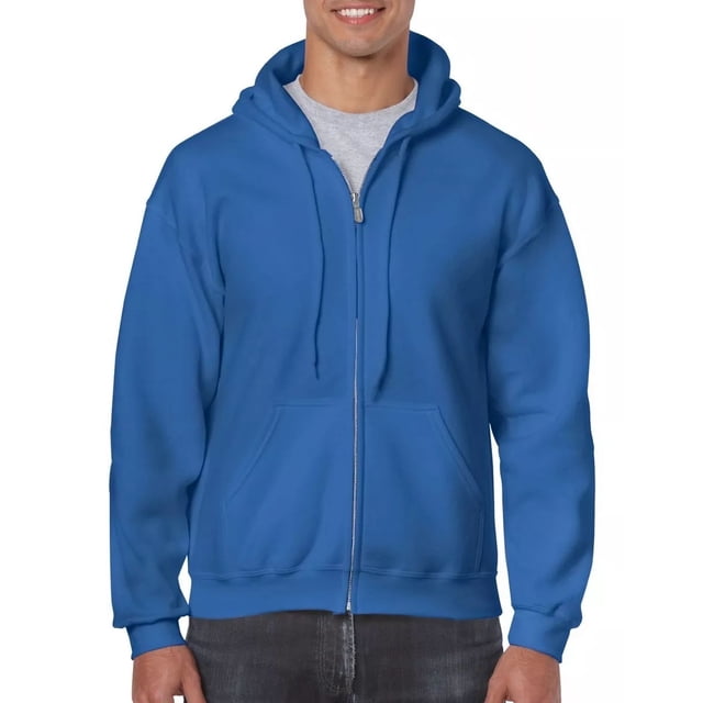 Sudadera Lisa Con Gorro, Cierre Y Cangurera National Style