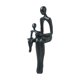 thumbnail image 1 of Escultura familiar de resina, figurita , adorno de arte, estatua decorativa de estilo nórdico, estatua de resina para Bar, oficina, Estilo C 6.5x8x22cm mayimx estatua abstracta, 1 of 9