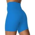 thumbnail image 2 of Pantalones cortos moteros Sunzel Sunzfly Crossover para mujer, color azul, talla L, 2 of 6