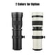thumbnail image 3 of Super Camera MF Super Telephoto Zoom Lens f/8.3-16 420-800 mm T Monte + Filtros UV/Cpl/Fld Conjunto de Lentes de Teleconvertidor de UV/CPL/FLD + 2X 420-800 mm Lente, 3 of 7