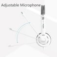 thumbnail image 4 of MEGICOT Wired Headphone with Microphone, Volume Control and 3.5mm Double Plug for Students Kids Adults, Lightweight PC Headset for Learning Gaming listning Music, 4 of 7