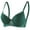 Green, variant on Levmjia Women Lace Underwire Bra Comfortable Breathable Push Up Everyday Wear Nylon Adjustable Straps Solid Color Support Sleep Wear