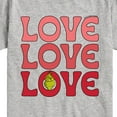 thumbnail image 3 of The Grinch - Grinch Love Stack  - Toddler & Youth Short Sleeve Graphic T-Shirt, 3 of 5