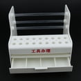 thumbnail image 1 of Organizador de estante de almacenamiento para destornilladores, soporte para herramientas de mantenimiento con cajón Blanco shamjiam soporte del destornillador, 1 of 6