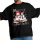 thumbnail image 3 of Camisetas gráficas informales de manga corta con diseño navideño de muñeco de nieve y ciervo para hombre, 3 of 8