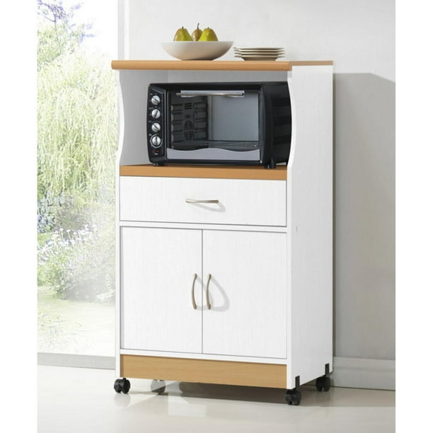 Hodedah Hik77 Microwave Cart Walmart Com Walmart Com