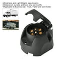 thumbnail image 3 of Waterproof 12V 7 Pin Round Socket Cable Connector for European Truck Trailer Light  Display, 3 of 8