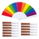 thumbnail image 1 of Abanicos ArcoíRis, Paquete de 12 Ventiladores, Ventiladores Plegables PortáTiles LGBTQ ArcoíRis, Ventiladores de Mano Plegables, Decoraciones para Fiestas, 1 of 7