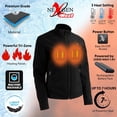 thumbnail image 4 of NexGen Heat Women's 'Storm' Soft-Shell Heated Jacket M, 4 of 5