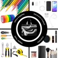 thumbnail image 4 of Pofeuu Abstract Black White Swirls Print Laptop Bag Carrying - Computer Bag Laptop Case Shoulder Slim Work Travel, 4 of 8
